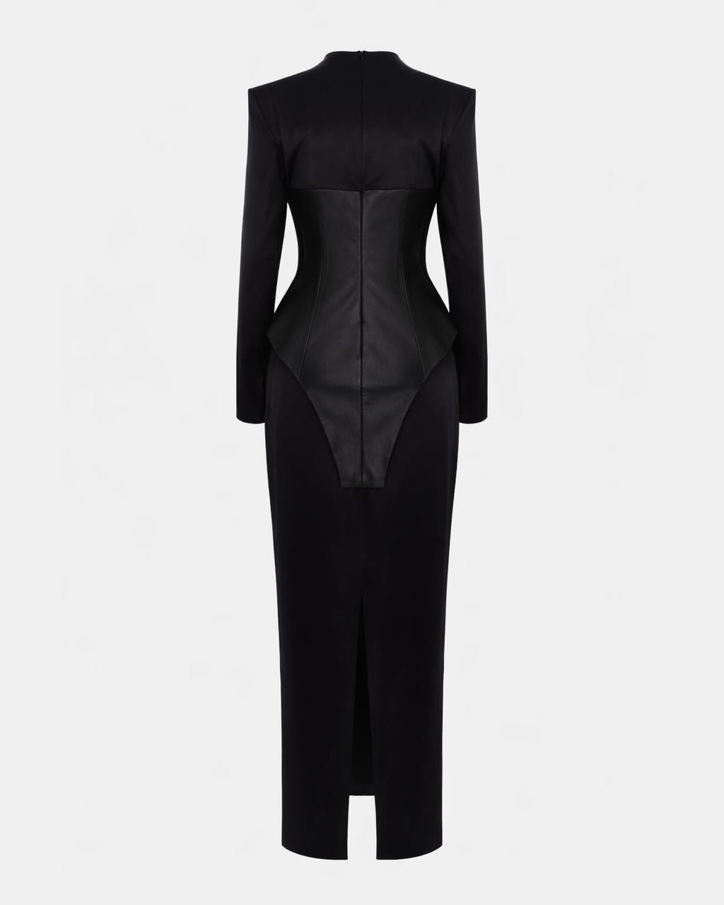 BLACK PORCELAIN SCAR DRESS