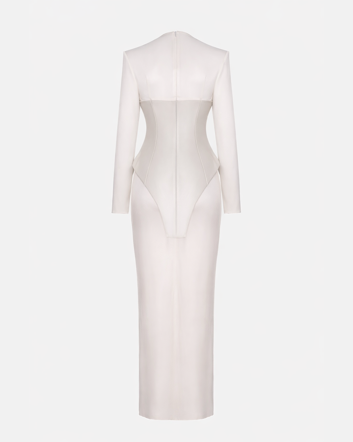 WHITE PORCELAIN SCAR DRESS